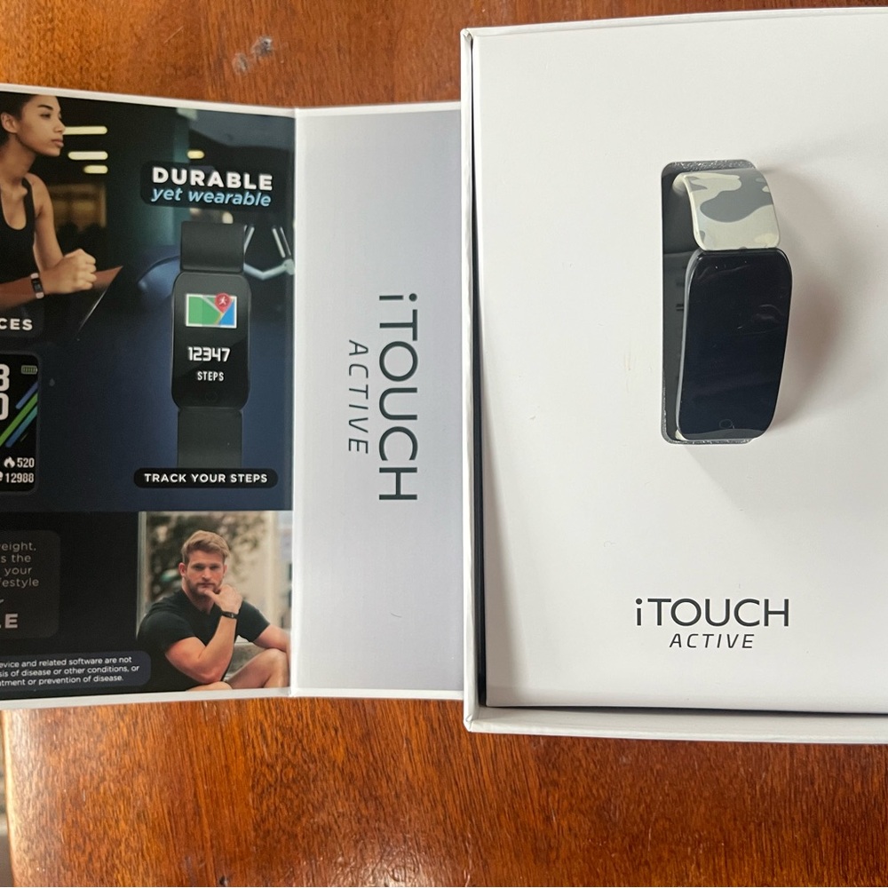 Active Gray Camo iTouch Smartwatch